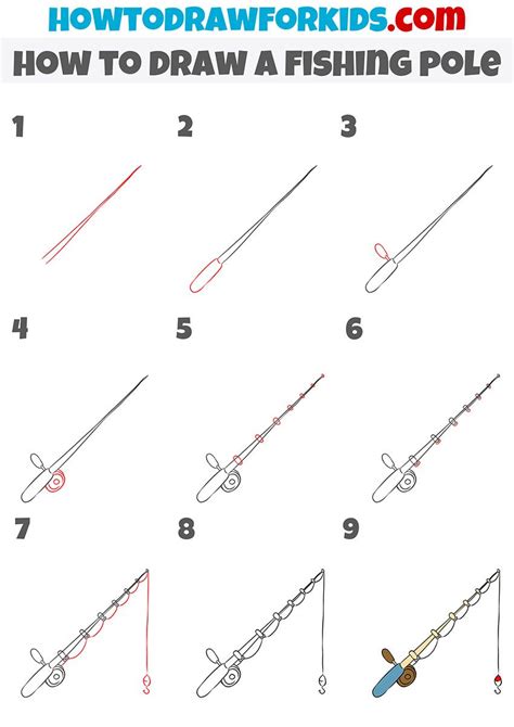 How to Draw Fishing Pole: Mastering the Art in 5 Simple Steps.